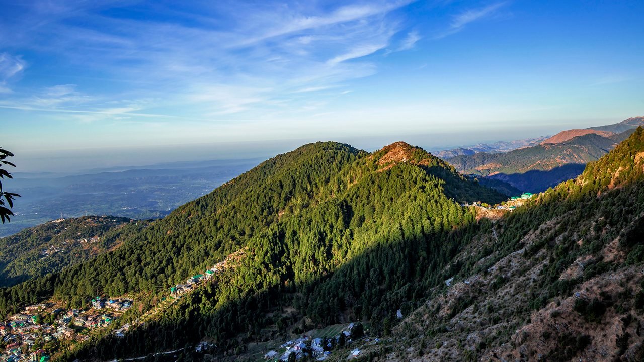 Himalayan mountain view in Himachal Pradesh