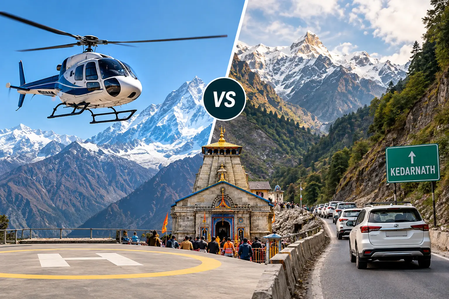 Helicopter vs Road Trip to Kedarnath: Which One Should You Choose?