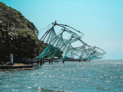 Chinese fishing nets at Fort Kochi