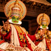 Vibrant Kerala Kathakali Stage Performance-1